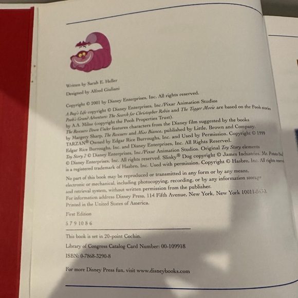 Disney's Adventure Stories Hardcover Book 17 Stories Toy Story Mulan Tarzan + - Picture 5 of 6